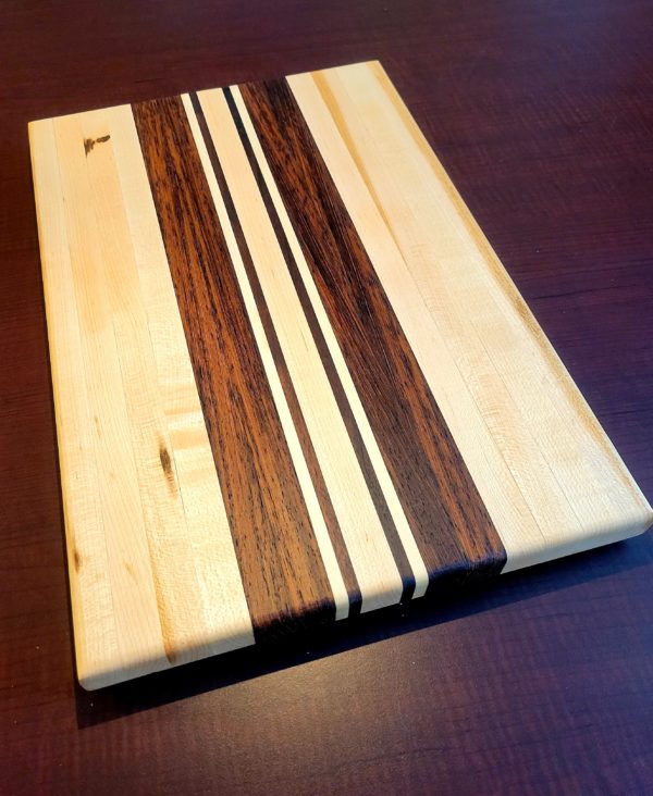 Maple, Wenge, & Walnut Cutting Board - Image 2
