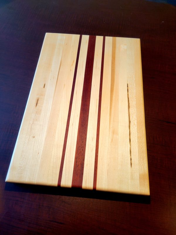 Maple & Padauk Cutting Board