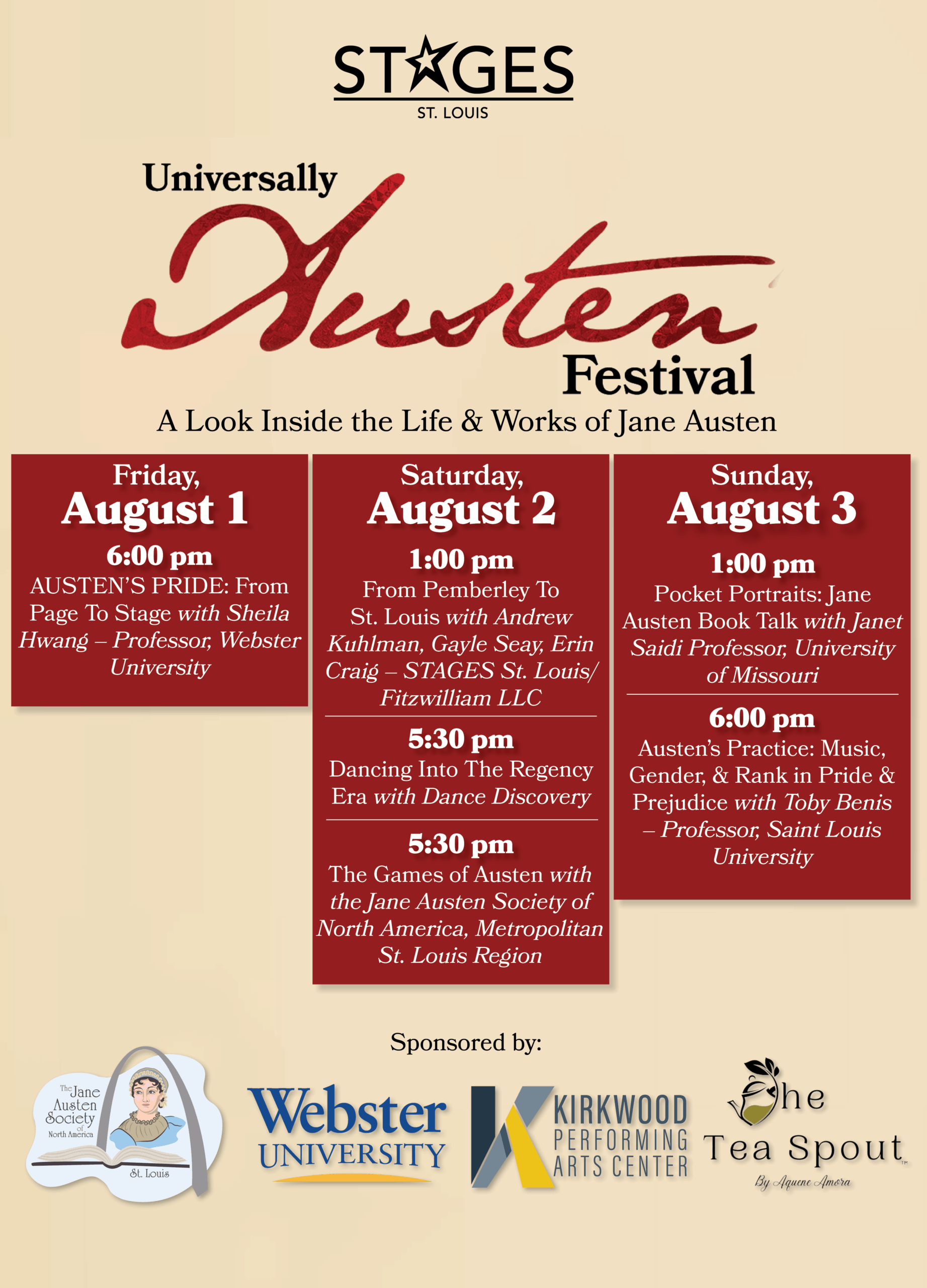 Universally Austen Festival - Eblast